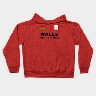 South Carolina Wales Ancestry Kids Hoodie